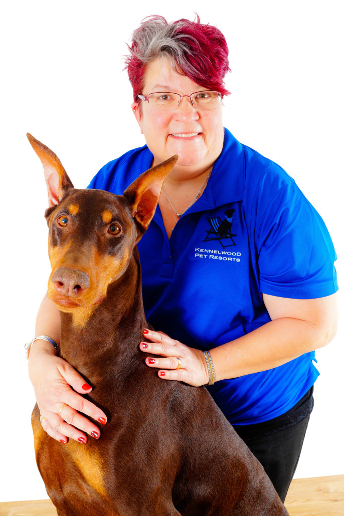 Patty the Pet Matchmaker with a dog